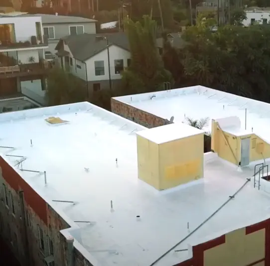 commercial rooftop project in Eugene, OR from another angle